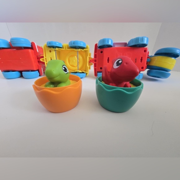 Tomy Toomies Jurassic World Chase & Roll Raptors + Dino Rescue Ranger Lot - Picture 15 of 16